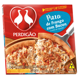 Pizza Frango com Bacon...